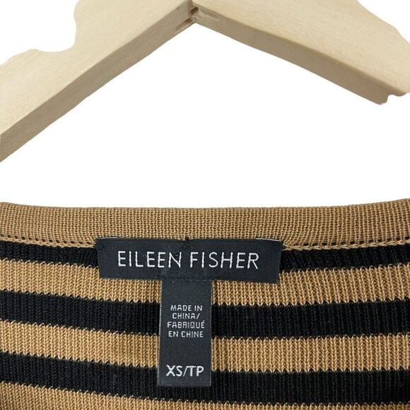 Eileen Fisher X-Small Sweater Tencel Lyocell Silk Pullover Thin Knit Womens - Picture 7 of 16